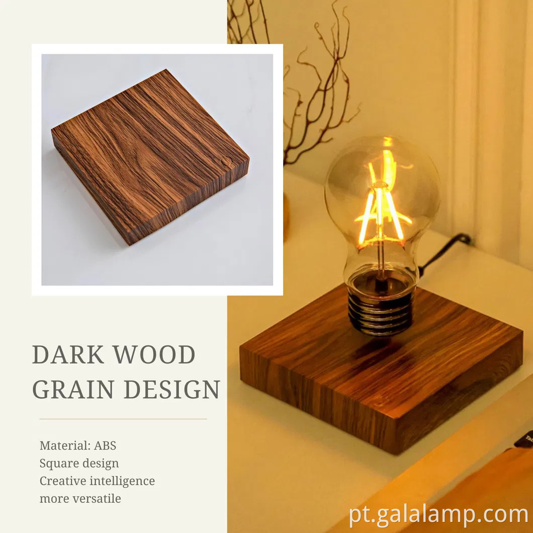 Lâmpada de levitação magnética - rotação de 360 ​​°, lâmpada de mesa, luzes noturnas, controle de toque